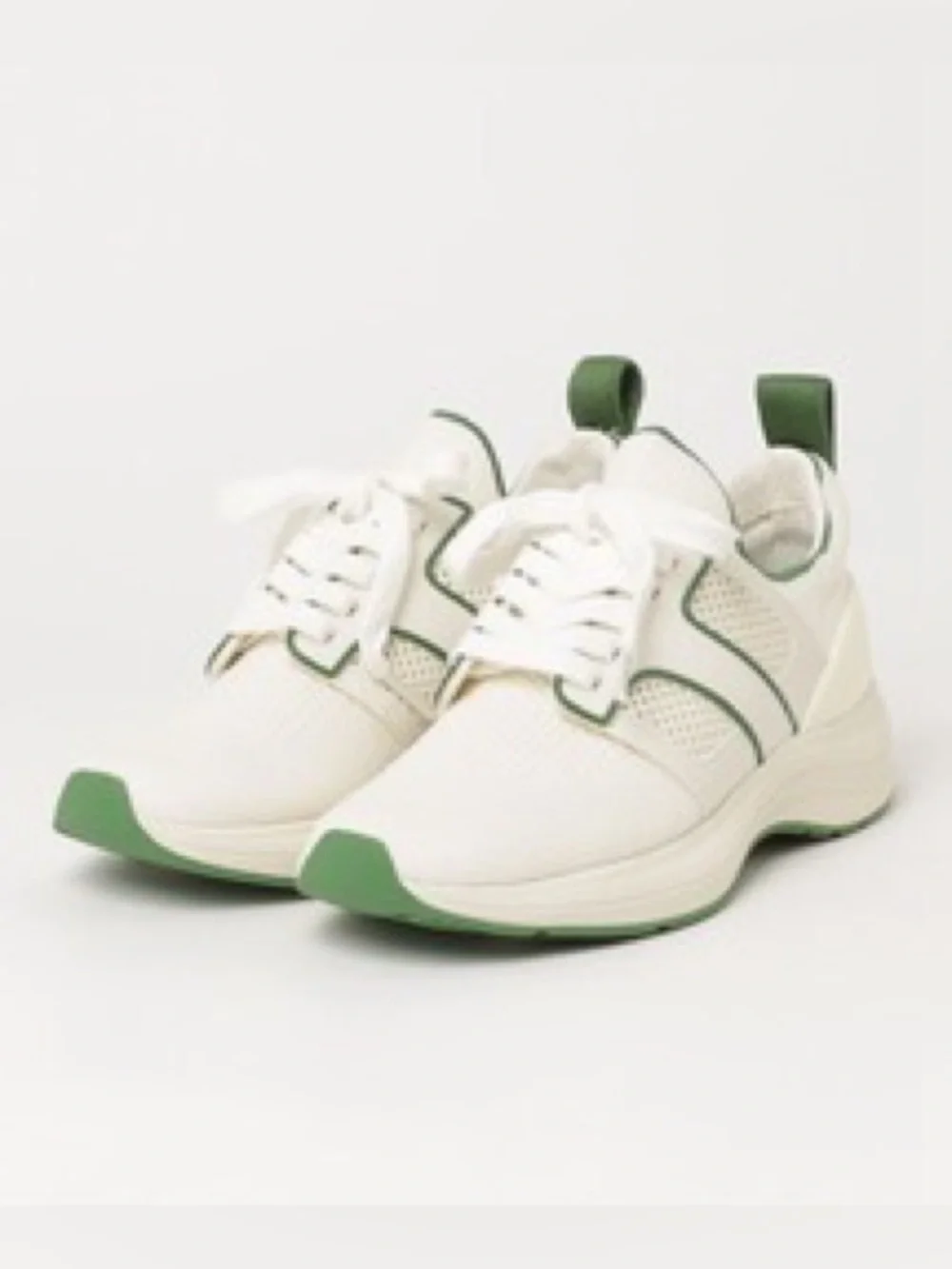 Tory Burch T Sock Runner Knit Sneakers in new ivory/arugula Women’s Size 11M